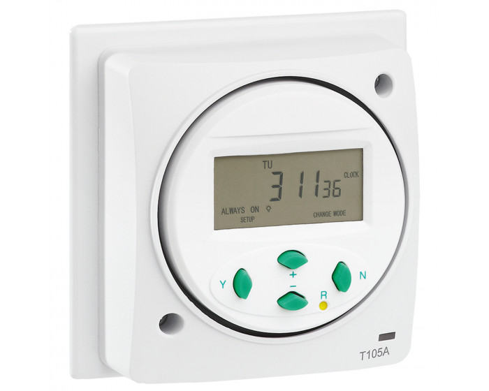 Greenbrook T105A Electronic Socket Box Mounted Time Switch - 7 Day