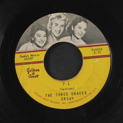 THREE GRACES: 7 l / missed GOLDEN CREST 7'' Single 45 RPM