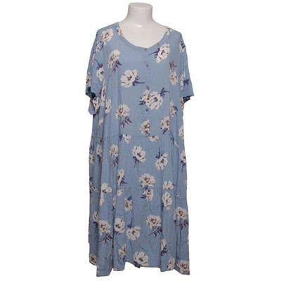 Zizzi, Kleid, Größe: XL, Blau/Mehrfarbig, Viskose, Blumen, Damen #jgp