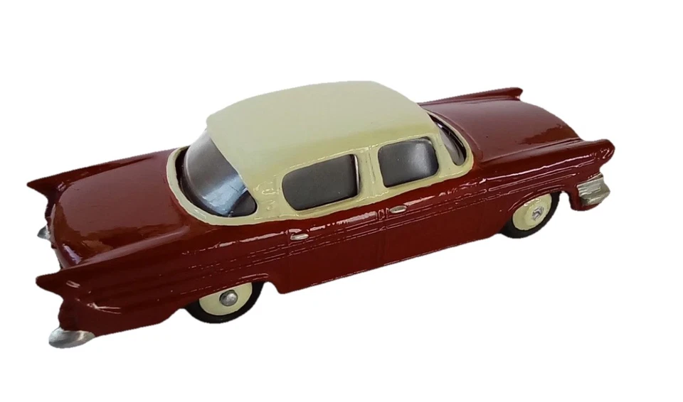 Vintage Dinky #180 Packard Clipper sedán multicolor modelo fundido a presión Foto 3 de 4