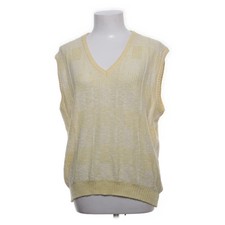 Maselli, Pullunder, Größe: 48, Beige, Acryl/Baumwolle/Leinen, Streifen #T9Z