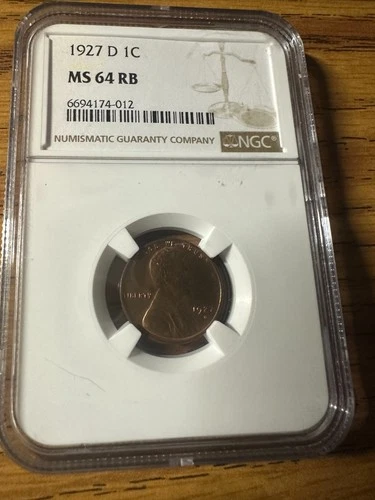 1927-D LINCOLN 1C MS 64 RB