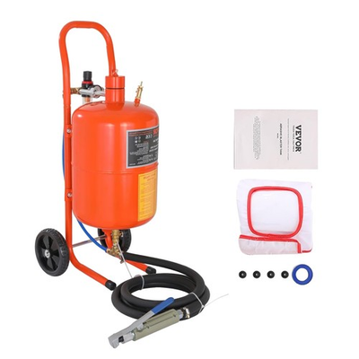 #ad Portable 5 Gallon Sand Blaster with Adjustable Pressure amp; Smooth Operation $209.99