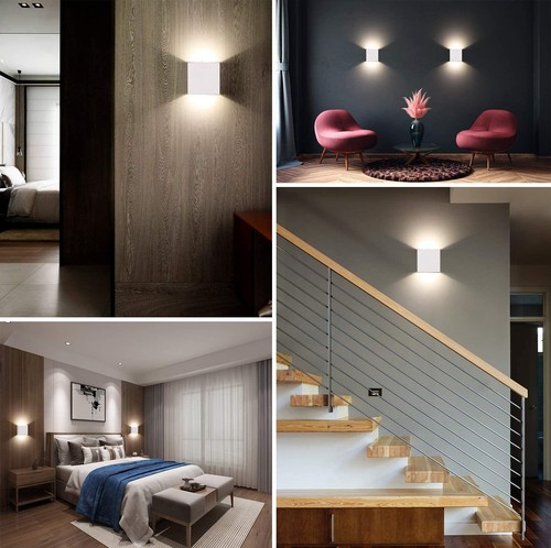 LED Wandleuchte Innen COB Wandlampe Flur Strahler Licht Up Down 6W NEW - Bild 7 von 14