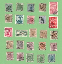 25 sellos, Austria, aprox. 1890 - 1925 mezclados, matasellados, estado. s. Escaneo