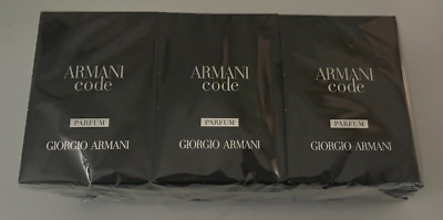 GIORGIO ARMANI CODE PARFUM -  MEN'S .04 OZ SPRAY - 12 PACK - NEW IN PACKAGE