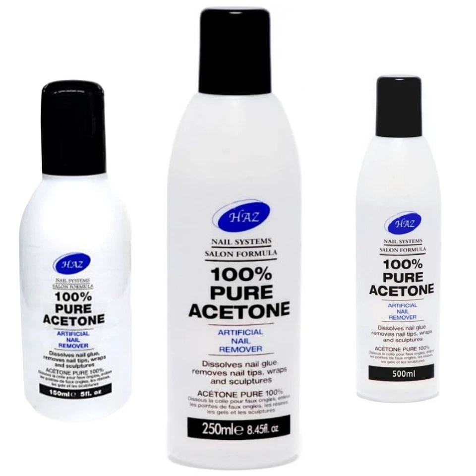 HAZ PURE ACETONE NAIL POLISH REMOVER *BEST PRICE SAME DAY DISPATCH FAST DELIVERY