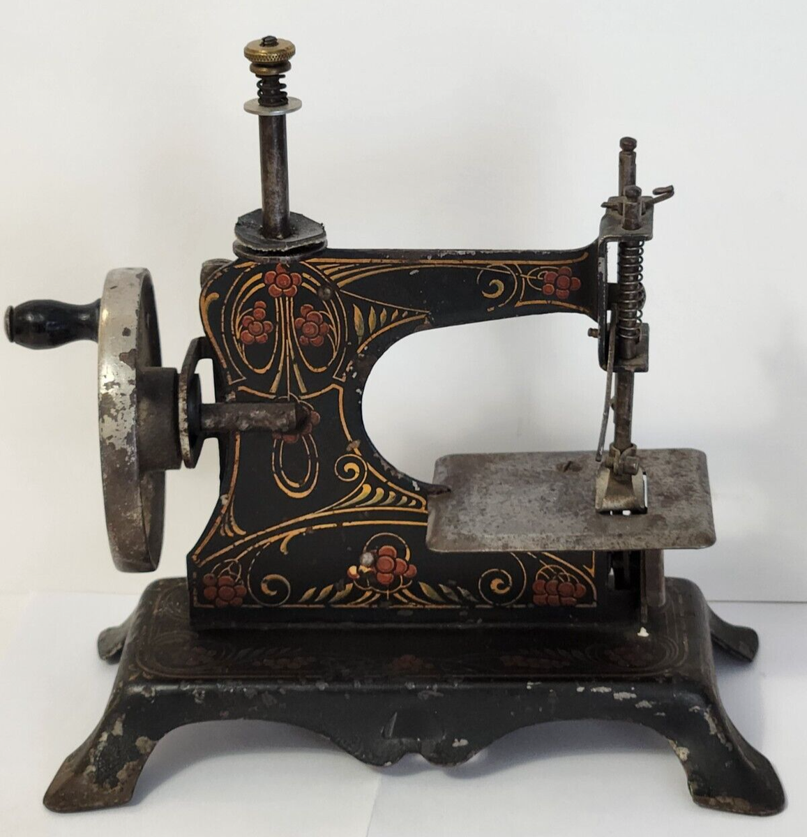 Antique Toy Sewing Machine Victorian pre WW1 Working Made in