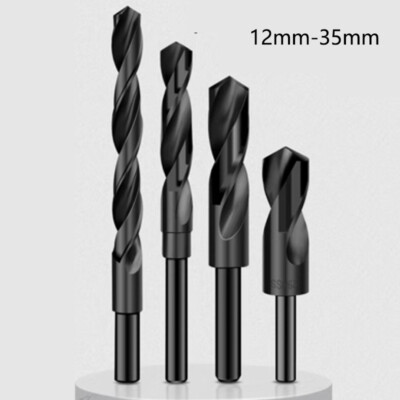 Ø12-35mm 1/2'' Reduced Shank Drill Bit Blacksmith HSS Twist Drill for Steel Metal