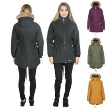 Trespass Celebrity Ladies Waterproof Windproof Padded Coat Fishtail Jacket