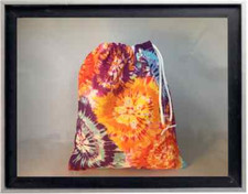 Gymnastics Leotard Grip Bags / Super Bright Tie Dye Gymnast Birthday Goody Bag