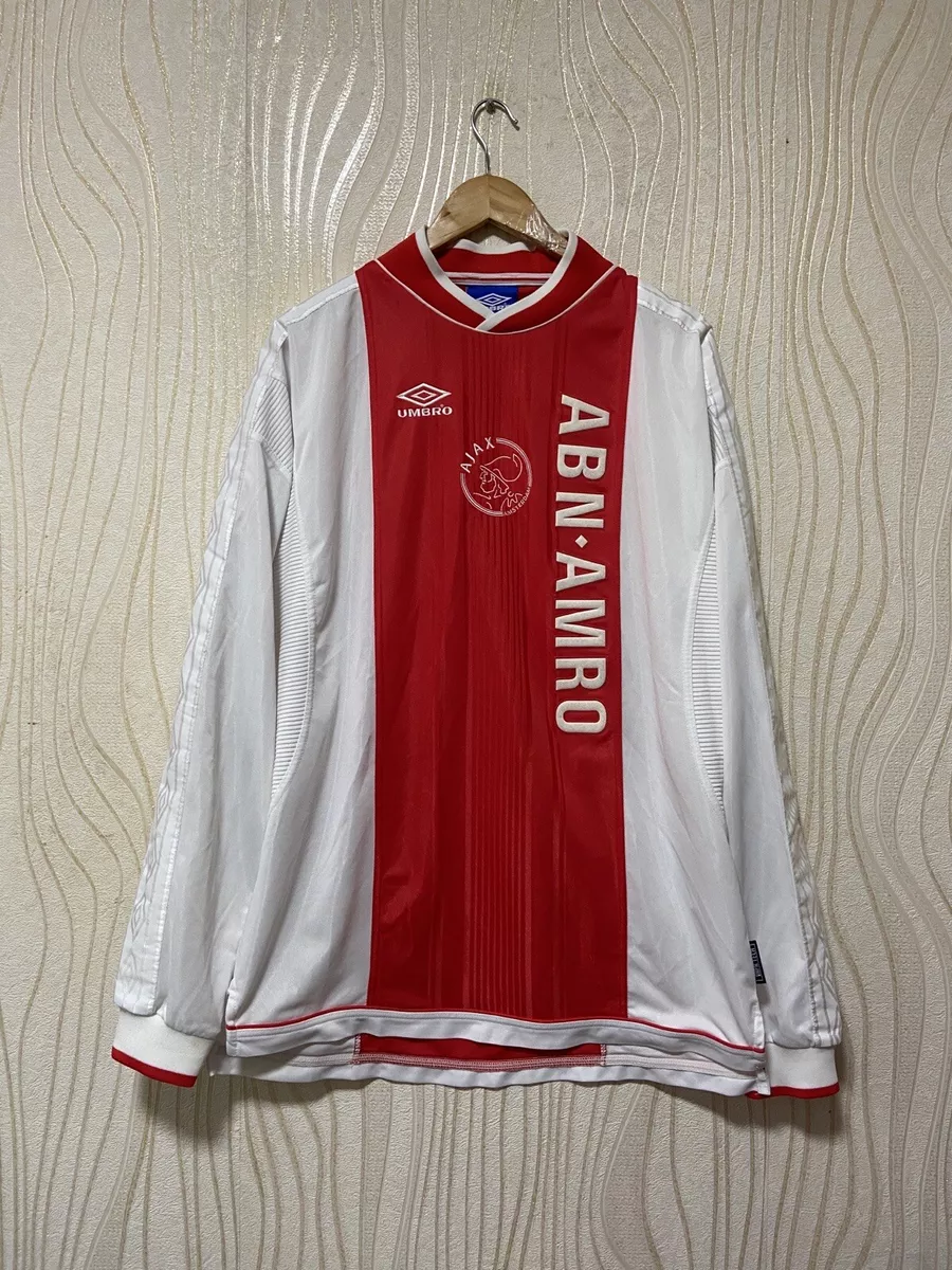 AJAX AMSTERDAM 1999 2000 HOME JERSEY SLEEVE sz XL VINTAGE | eBay