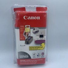 Canon CLI-36 Ink Paper Combo Pack W/mini260 Berry Frost Color Panels Sealed