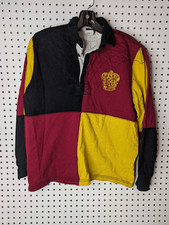 Wizarding World of Harry Potter Gryffindor Quidditch Jersey Polo Sz XL kids, adu
