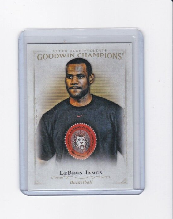 LEBRON JAMES 2016 UPPER DECK GOODWIN CHAMPIONS CARD-THE SCORING KING SHIPS FREE