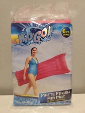 H20 GO PINK POOL AIR MAT (NEW IN ORIGINAL PACKAGE)