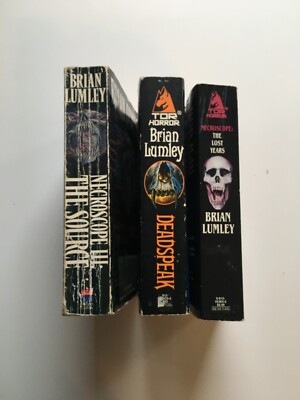 Brian Lumley Necroscope Lot of 3 Deadspeak, The Source, The Lost