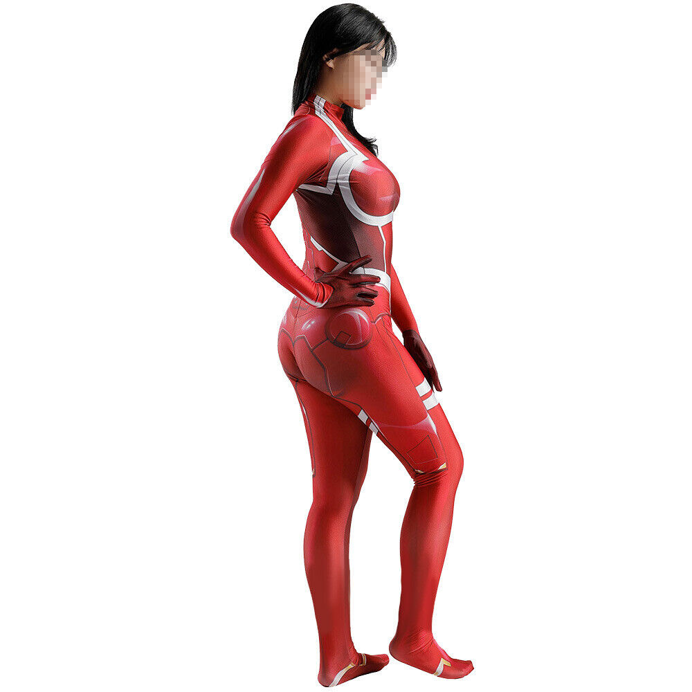 New Zero Two 02 Darling In The Franxx Cosplay Costume Anime Superhero  Zentai Suit Halloween Bodysuit Adults Kids Jumpsuit - Cosplay Costumes -  AliExpress