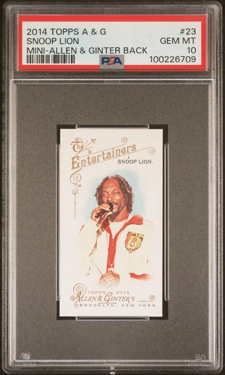 Snoop Lion trading card