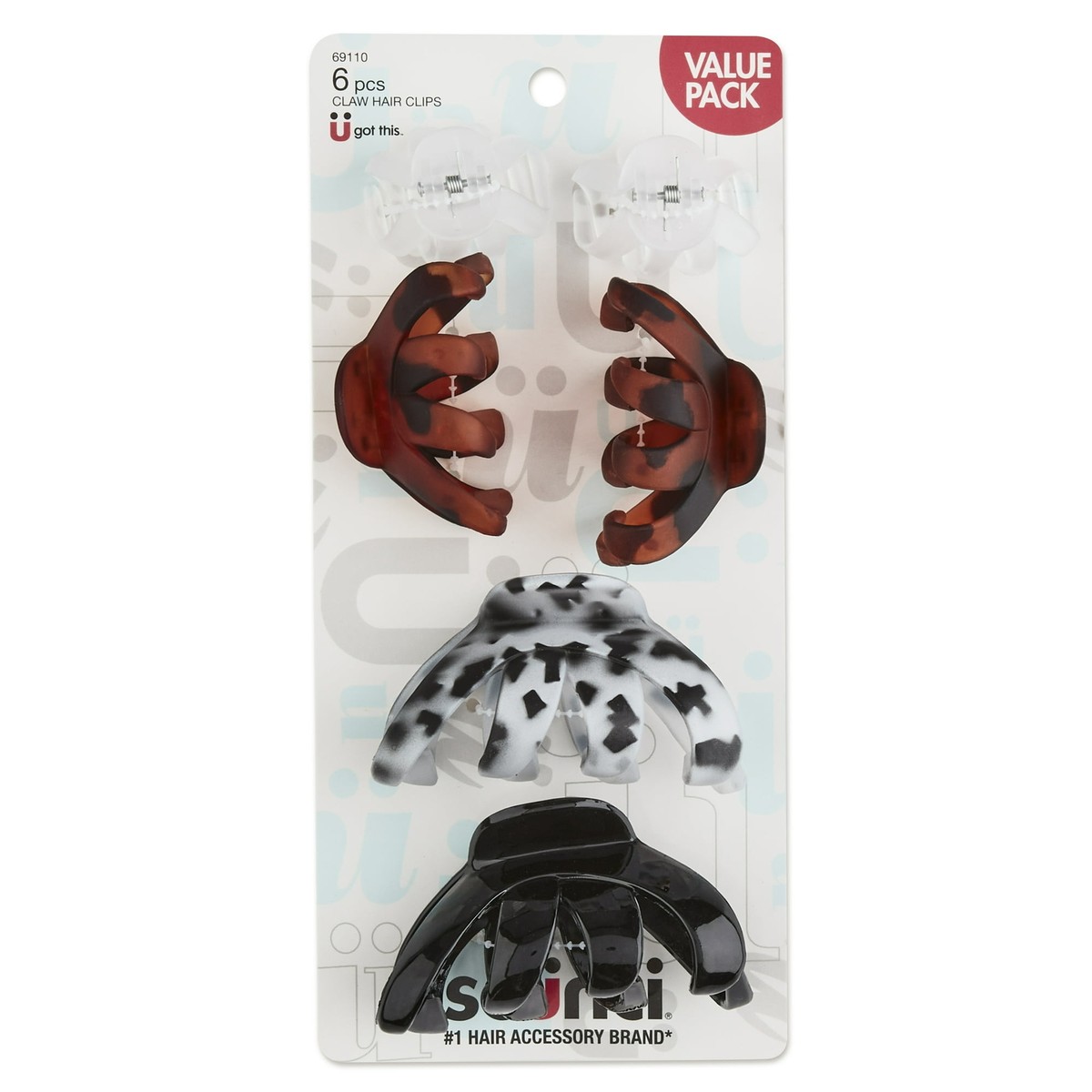 Lot De 6 Barrettes à Cheveux Scunci Kids - Neuf Avec étiquettes - Pour Enfants