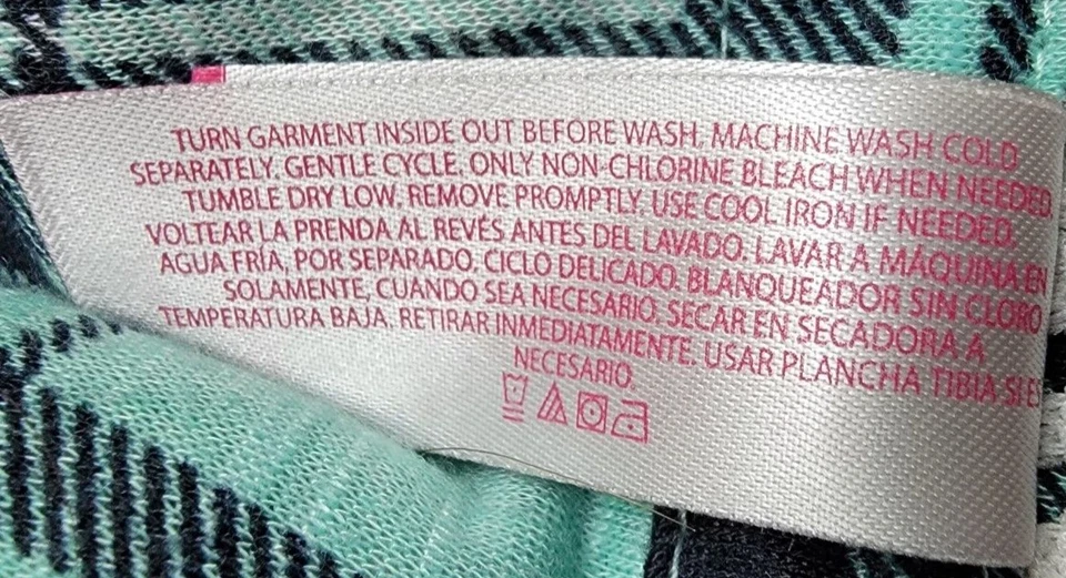 Camisa Top Blusa No Boundaries Juniors Mujer Talla M Mediana 7/9 Multicolor A Cuadros Foto 4 de 4