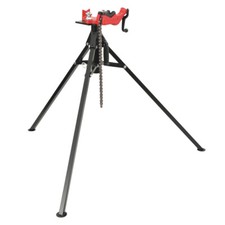 Pipe Chain Vise Stand for 1/8'' - 2-1/2''  Pipe with Tripod Stand Folding Legs