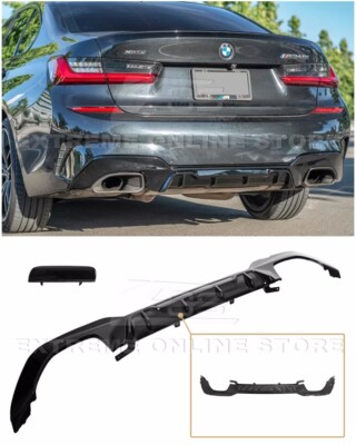 EOS M Performance Style Gloss Black Rear Bumper Diffuser For BMW M340I 19-Up