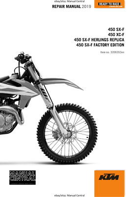 KTM MOTORRAD 2019 - 450 XC-F SX-F HERLINGS FABRIK - WERKSTATTSERVICE