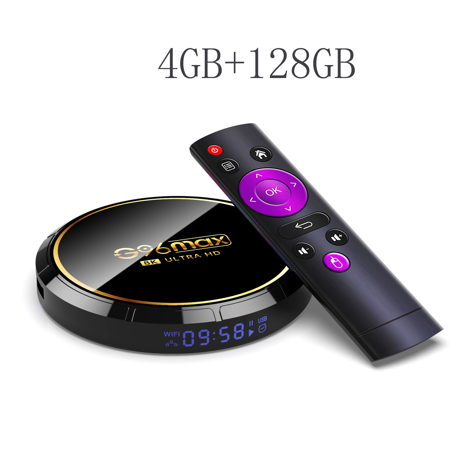 Android 13 TV Box 8K HDR10+ WiFi 6 with 64GB/128GB Storage-image