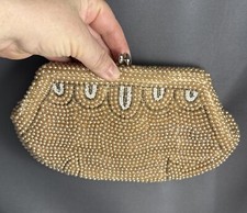 Vintage Japan Beaded Clutch Purse