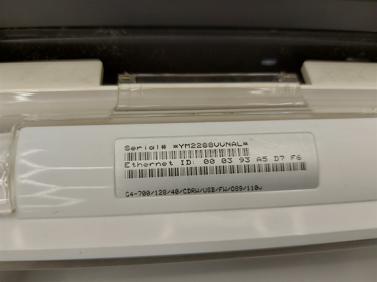 Vintage Apple eMac A1002 All in One Power PC Computer | eBay