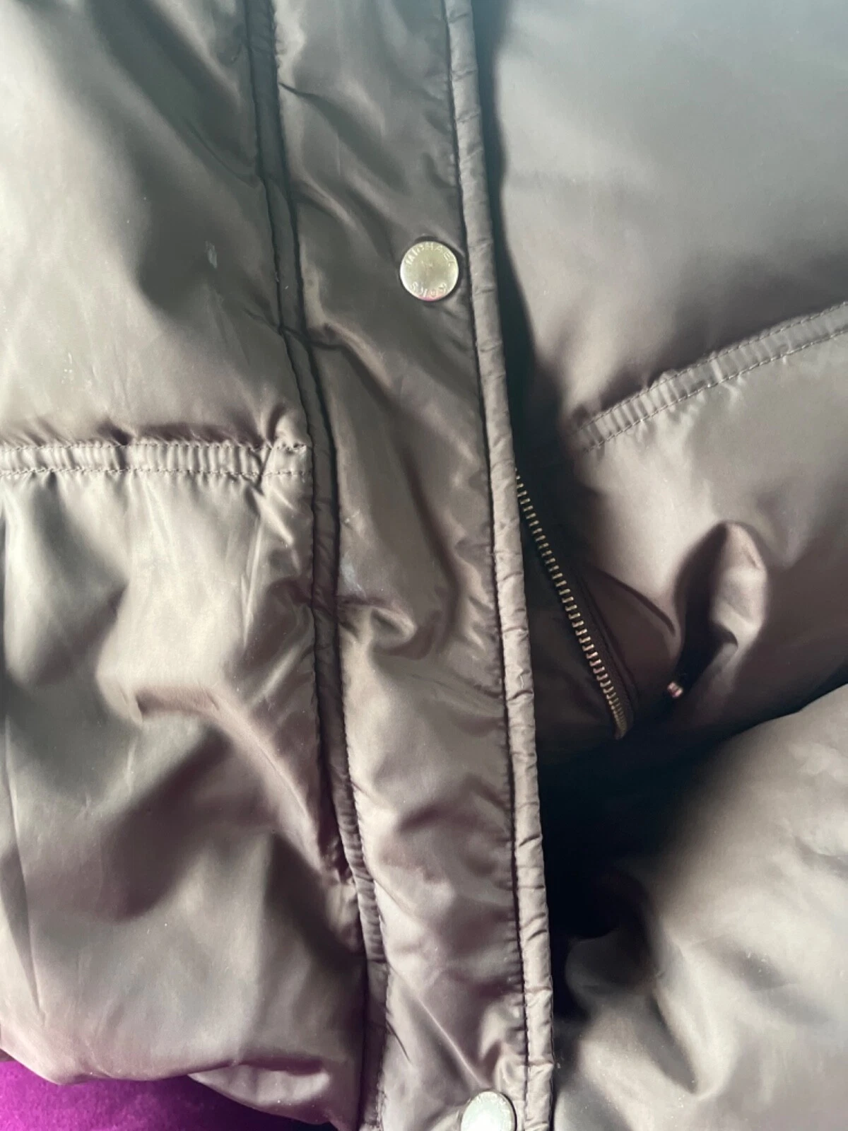 Michael Kors Giacca con Felpa con Cappuccio Marrone Cintura Marrone