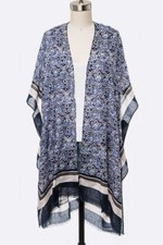 BNWT Brand New Tribal Printed Half Sleeve Kimono Summer Cardigan