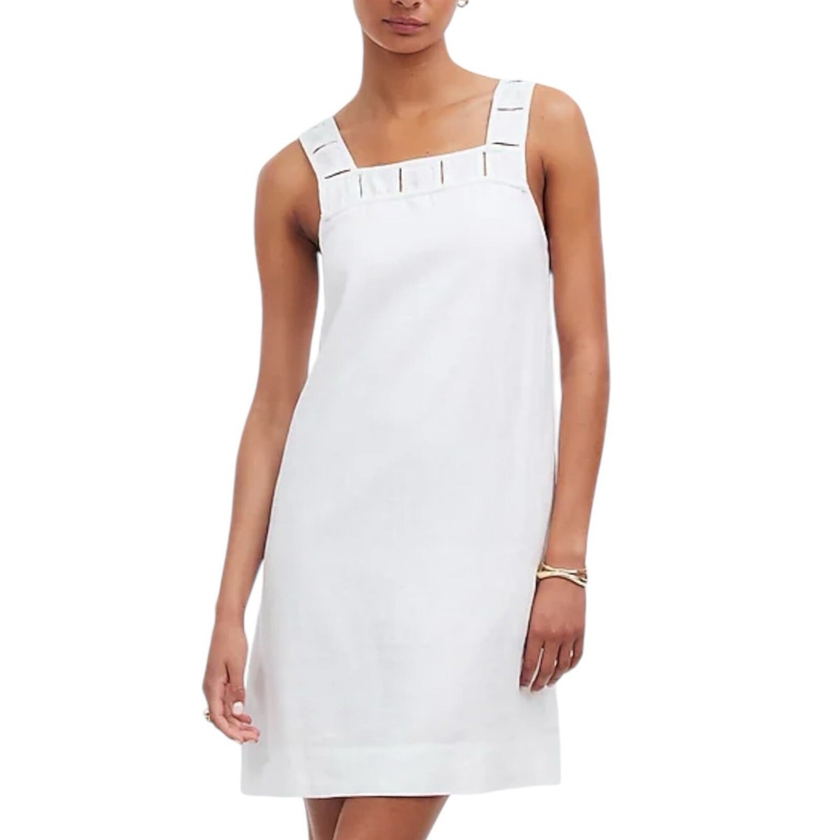 chinese dress ladies Chouyatou Women's Summer Sleeveless Mini Dress Cotton Linen V Neck Cin –  CHOUYATOU