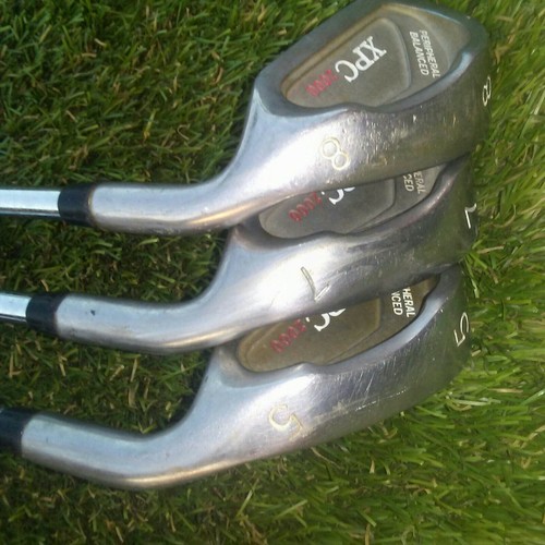 XPC 2000 Peripheral Balanced Irons 5,7,8 Steel RH Steef Chamoise Grips - Picture 6 of 12