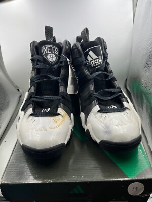 Adidas Crazy 8 Kobe Bryant Brooklyn Nets Sz 12 Defects Black White