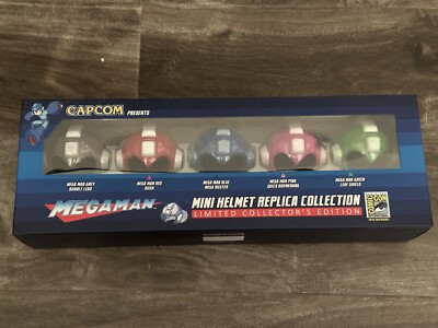 Megaman - 5 Mini Helmet Replica Collection - SDCC 2015 Exclusive