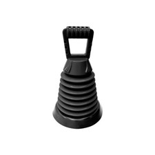 Thrifco 5038037 4-1/2 Inch Mini Sink Plunger - Black