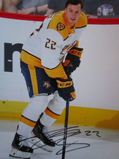 TYSON BARRIE SIGNED 8X10 MATTE PHOTO NASHVILLE PREDATORS (A)