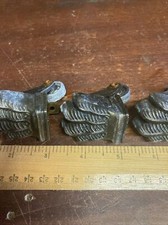 Vintage Cast Lions Claw Swivel Castors X4