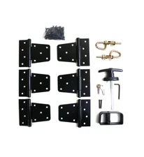 Shed Door Hardware Kit Barn Hinges, T Handle, Barrel Bolts, Screws