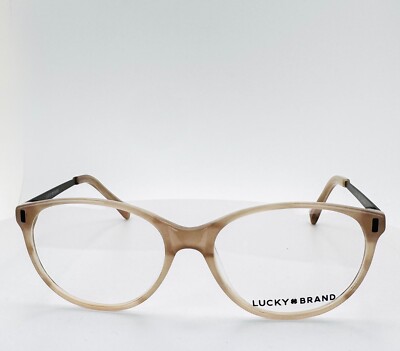LUCKY BRAND D211 Pink Cat Eye Full Rim Eyeglasses 52-16-135 B:39 