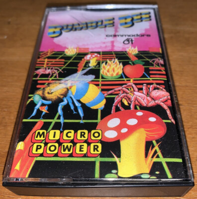BUMBLE BEE - MICRO POWER - Commodore 64 / 128 Cassette - RARE 1st Release