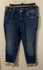 Chico’s Boyfriend Ankle Jeans with sequins Size 6P — photo 1