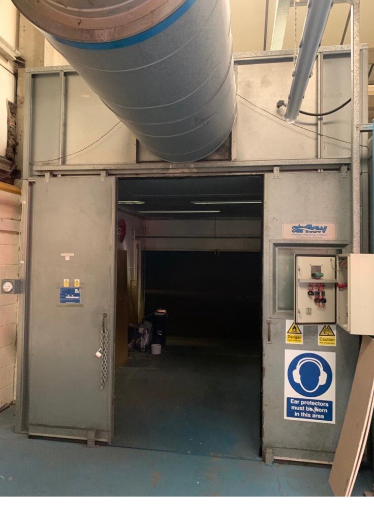 used paint spray booth eBay