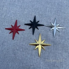 Metal 3D Car Body Rear Trunk Lid Badge Emblem Decal Star Tank Cover Sticker