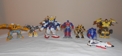 Lot 8 Hasbro Transformers Robot Mini Figures 2003 2007 2009 1986 Takara Shuttle