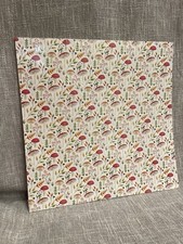 PAINTED SEASONS Paper DSP Stampin Up 12 X 12 Cottage Core Mushrooms Paper