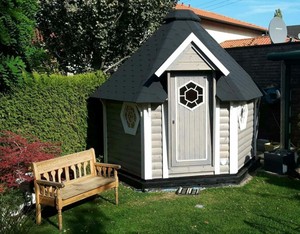 Finn Art Saunakota Elegance 7 M Saunahaus Gartensauna Aussensauna Outdoorsauna Ebay