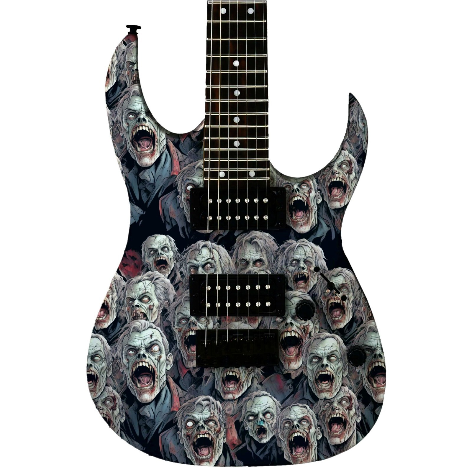 Cartoon Zombies - 18"x46" Hydrographic Film Hydro Dipping Dip Water Transfer